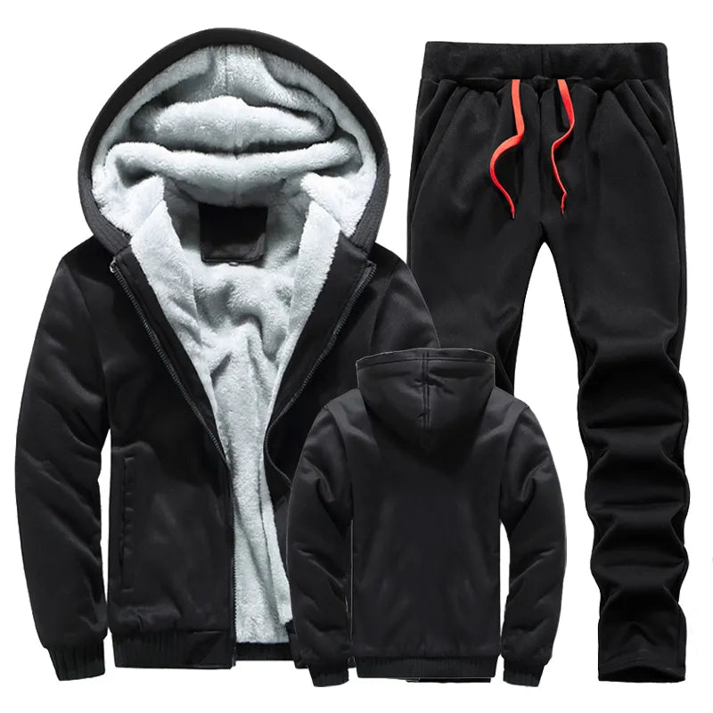 Conjunto Moletom de Lã Masculino Premium