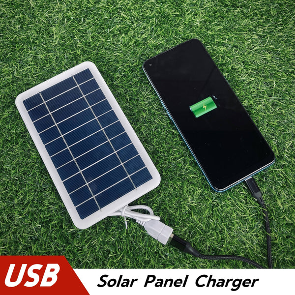 Carregador Solar Portátil à Prova d'Água com USB