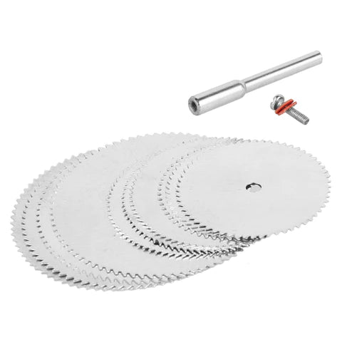 Kit com 10 Discos de Mini Serra Circular para Cortes Precisos