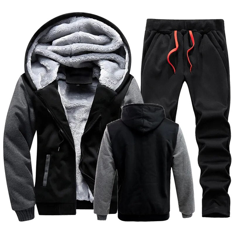 Conjunto Moletom de Lã Masculino Premium
