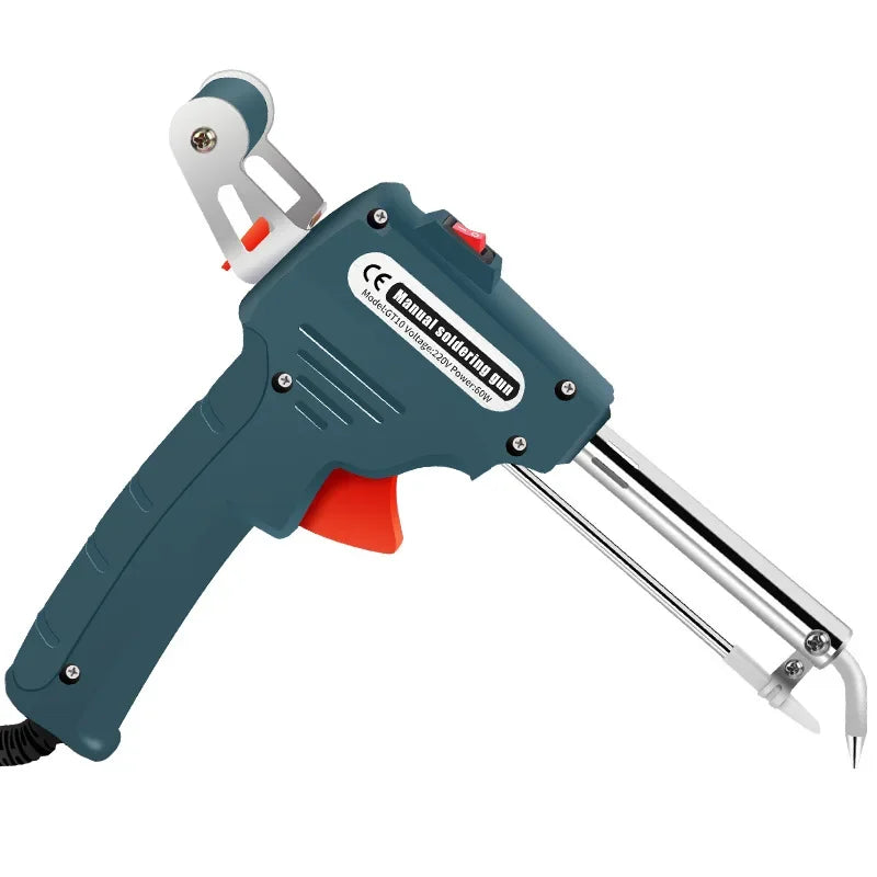 Pistola de solda automática 110v/220v 60w eua/ue plug aquecimento interno portátil enviar automaticamente ferramentas de reparo de soldagem de pistola de estanho