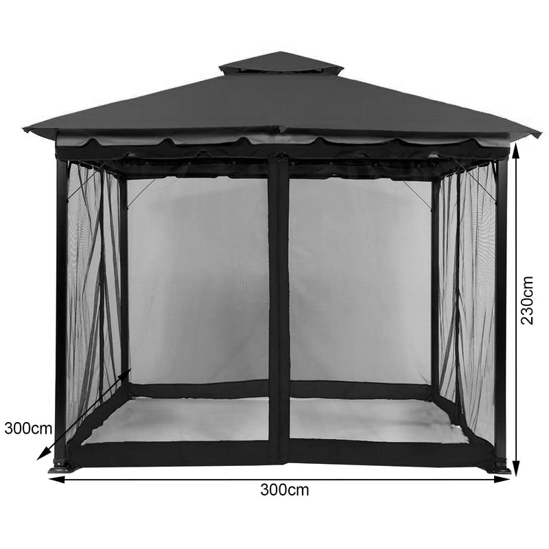 Mosquiteiro para Gazebo e Canopy ao Ar Livre