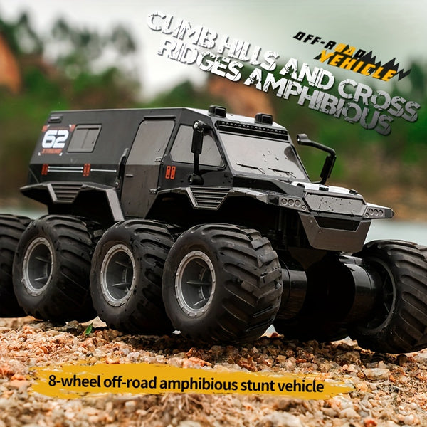 Carro de Controle Remoto - Monstro Anfíbio 8WD