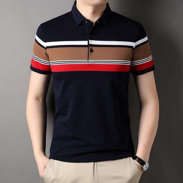 Camisa Polo Masculina Listrada Hombre